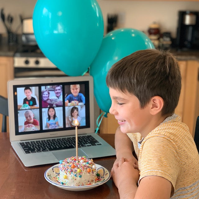 Virtual kids online birthday party