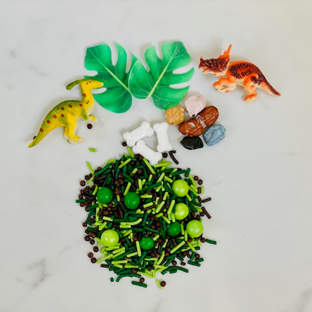 dinosaur theme cake toppings for Kids' Cake Boxes cake baking kits